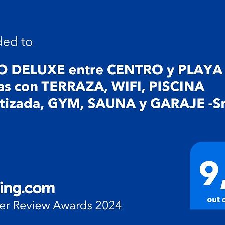 ÁTICO DELUXE entre CENTRO y PLAYA Salinas con TERRAZA, WIFI, PISCINA climatizada, GYM, SAUNA y GARAJE -Smart TV Roquetas de Mar Exterior foto